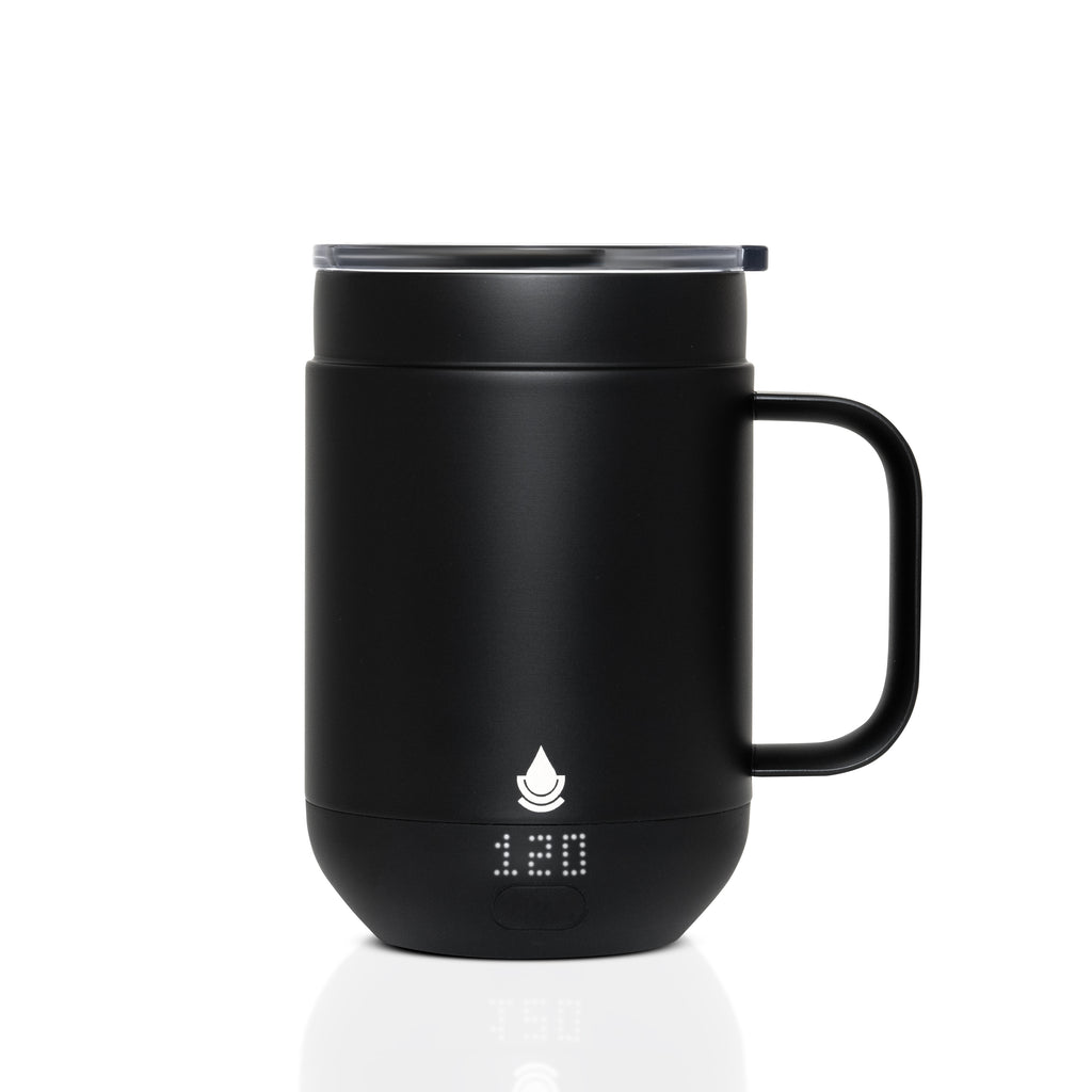 Ciups Mug 16 oz Smart Temperature Control Self Heating Mug Black